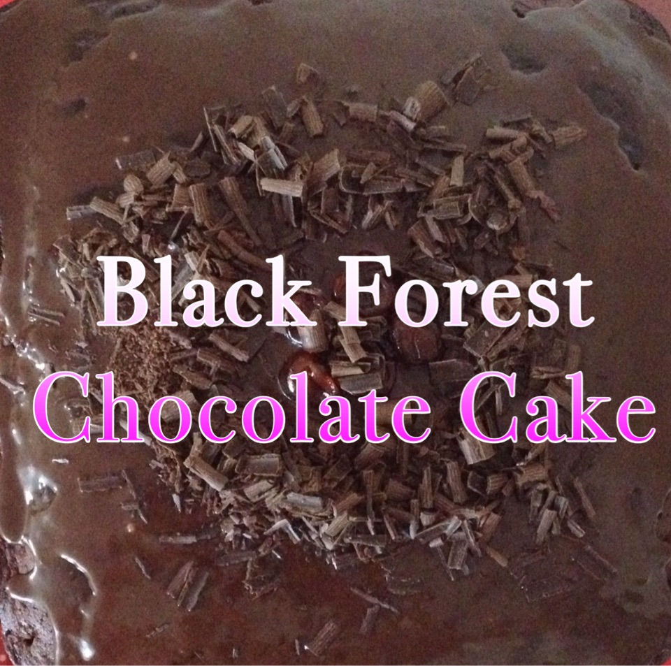 Black Forest Chocolate Cake-Recipe