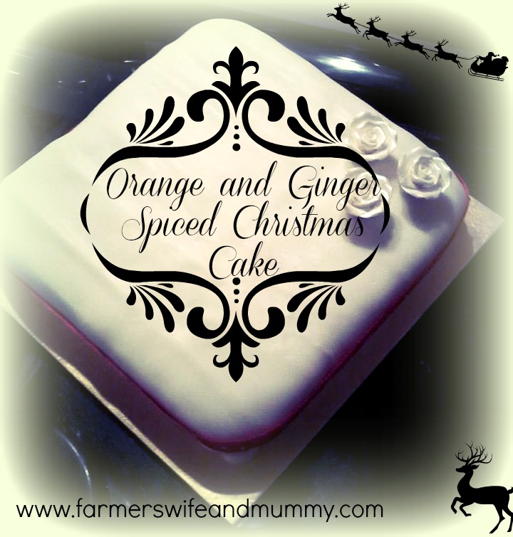 Orange and Ginger Spiced Christmas Cake