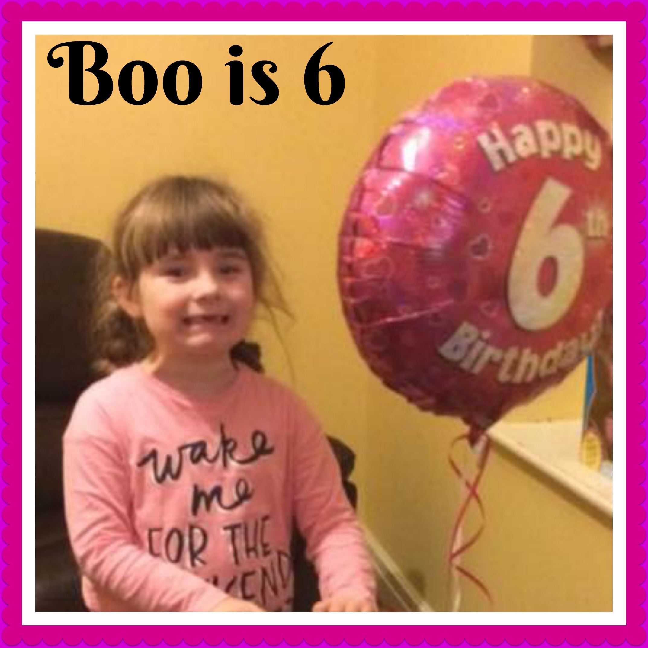 Boo is 6